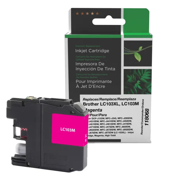 Remanufactured LC103XLM Inkjet Cartridge