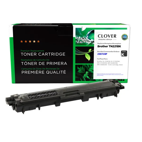 Remanufactured TN221BK Toner Cartridge