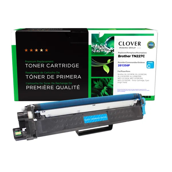 Remanufactured TN227C Toner Cartridge