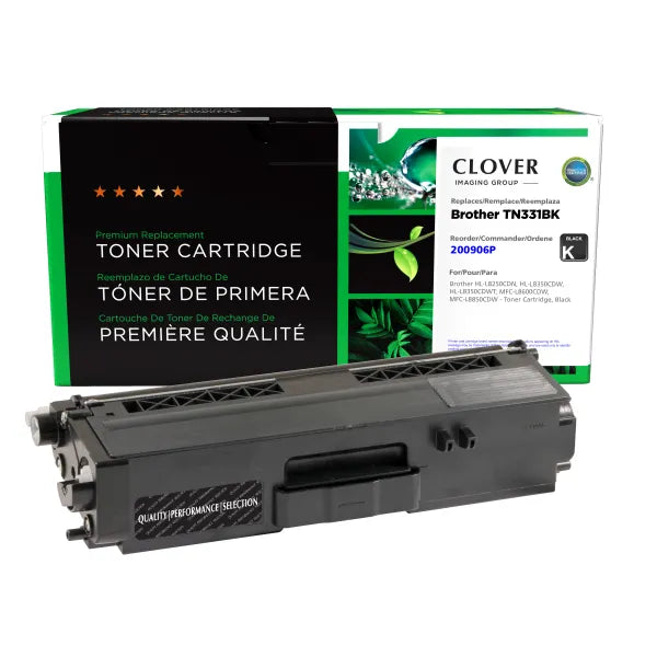 Remanufactured TN331BK Toner Cartridge
