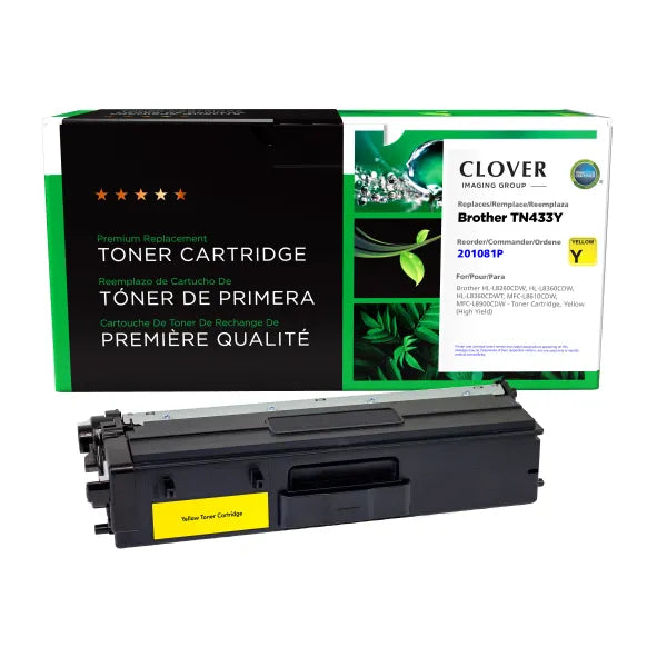 Remanufactured TN433Y Toner Cartridge