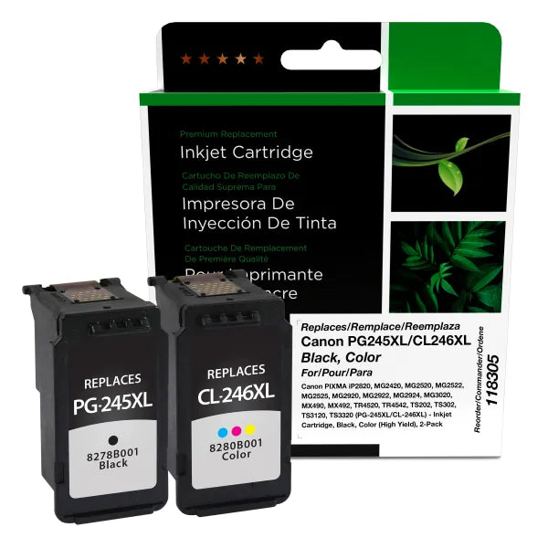Reman HY Canon PG-245XL/CL-246XL Ink 2PK