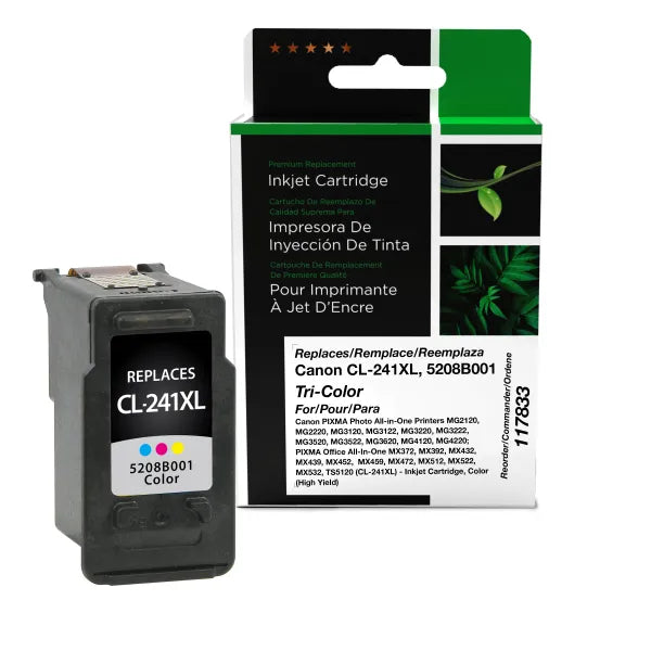Remanufactured CL-241XL Inkjet Cartridge