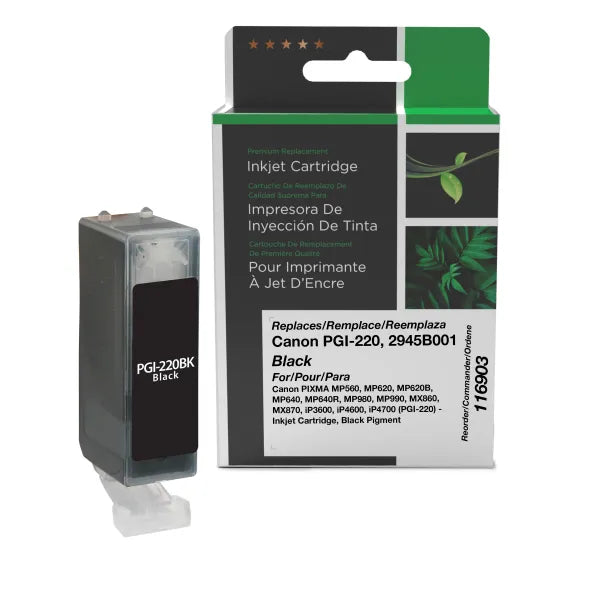 Remanufactured PGI-220 Inkjet Cartridge