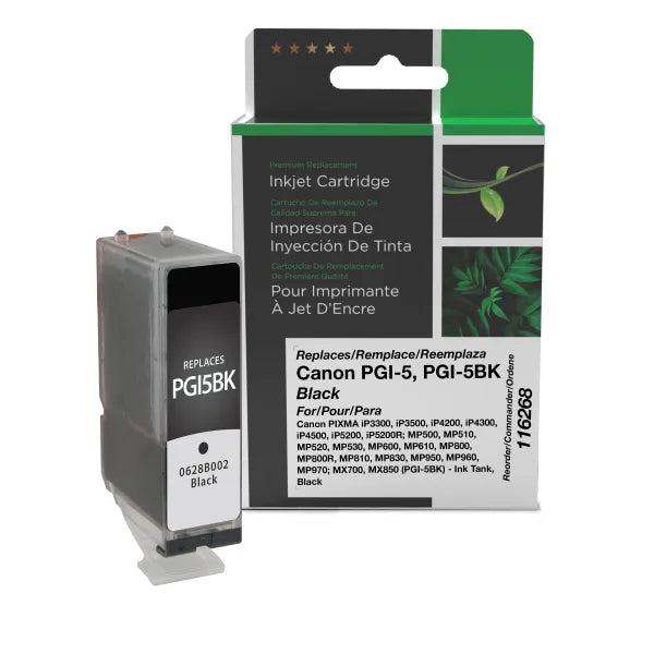 Remanufactured PGI-5 Inkjet Cartridge