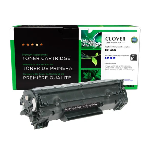 Remanufactured HP 36A Toner Cartridge