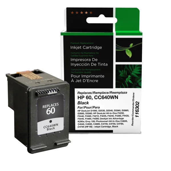 Remanufactured HP 60 Inkjet Cartridge