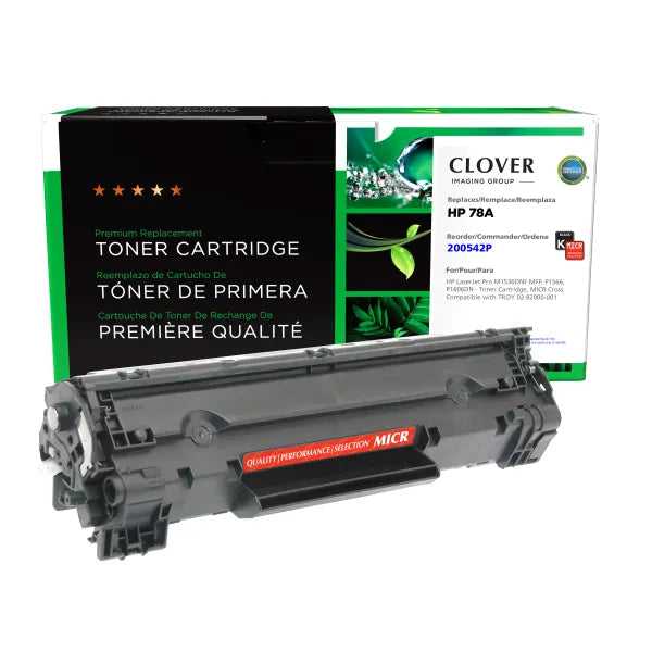 Remanufactured CE278A(M) MICR Cartridge