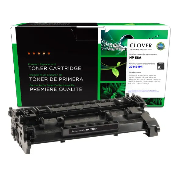 Remanufactured CF258A Toner Cartridge