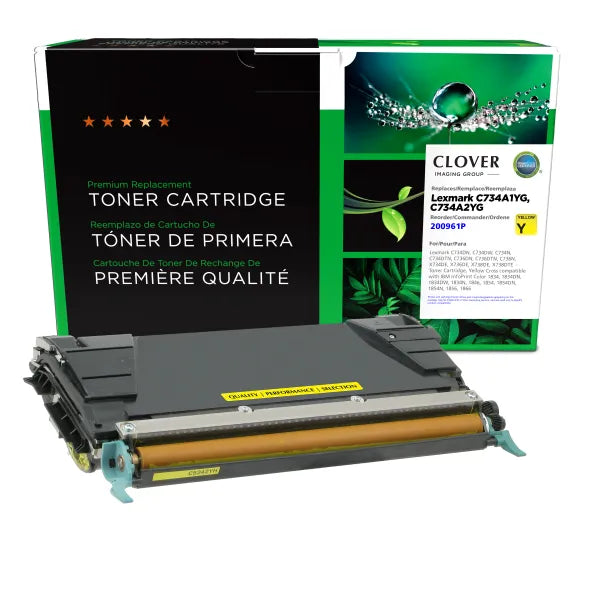 Remanufactured C734A1YG Toner Cartridge