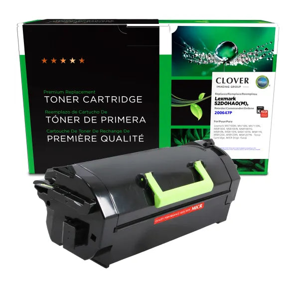 Remanufactured 52D0HA0(M) MICR Cartridge
