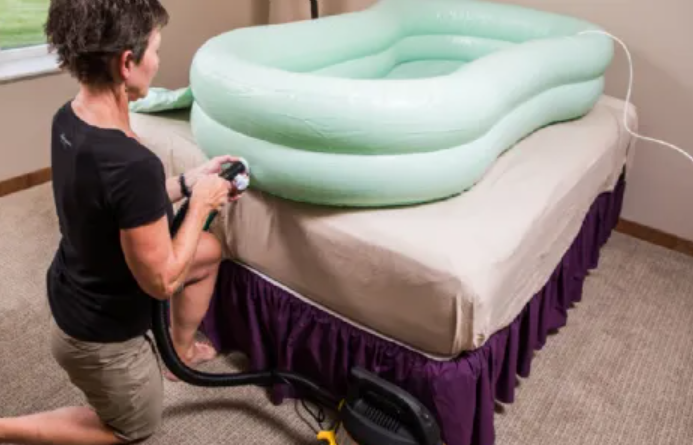 EZ BATHE Inflatable Bed Bath