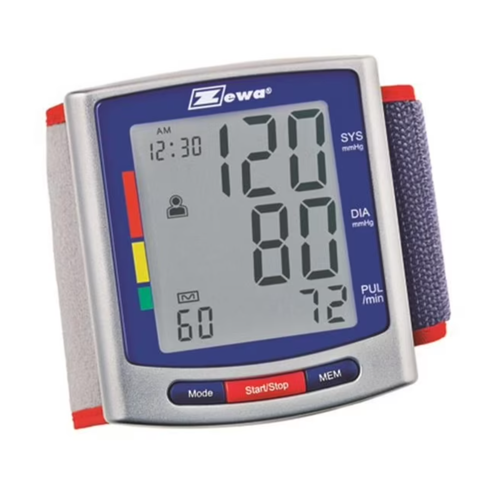 Deluxe Automatic Wrist Blood Pressure Monitor - Bluetooth