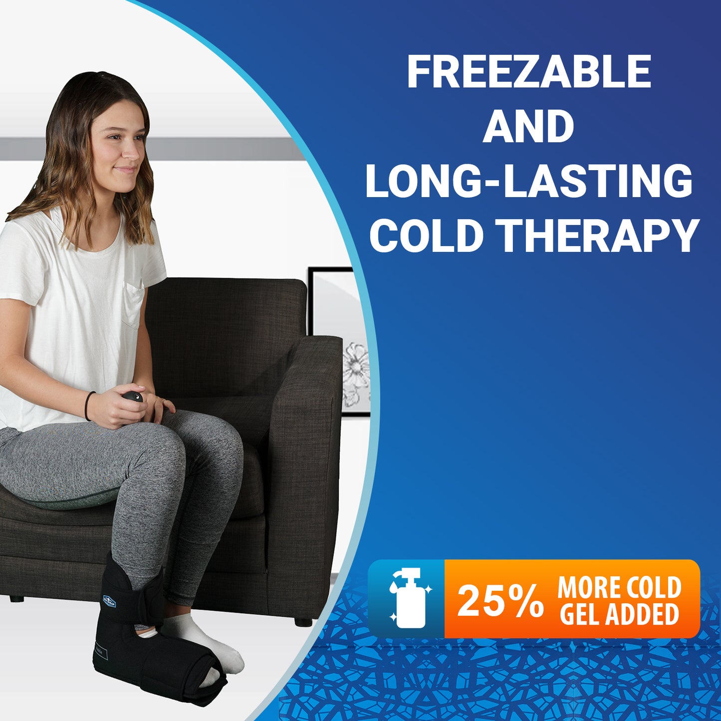 Icy Wrap Cold Compression Wrap for Ankle & Foot Pain