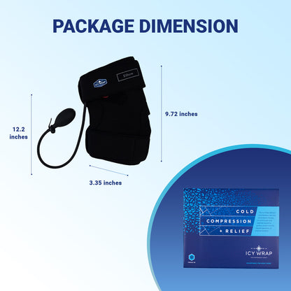 Icy Wrap Cold Pack Compression Wrap for Elbow and Arm