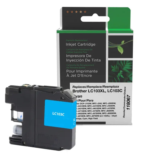 Remanufactured LC103C Inkjet Cartridge