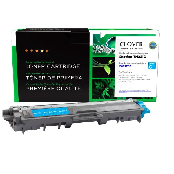 Remanufactured TN221C Toner Cartridge