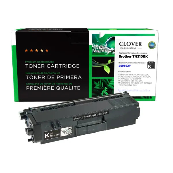 Remanufactured TN310BK Toner Cartridge