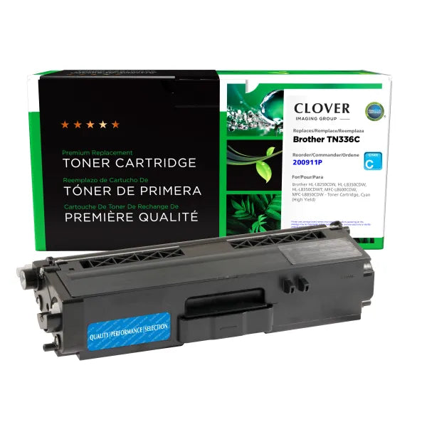 Remanufactured TN336C Toner Cartridge