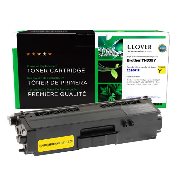 Remanufactured TN339Y Toner Cartridge