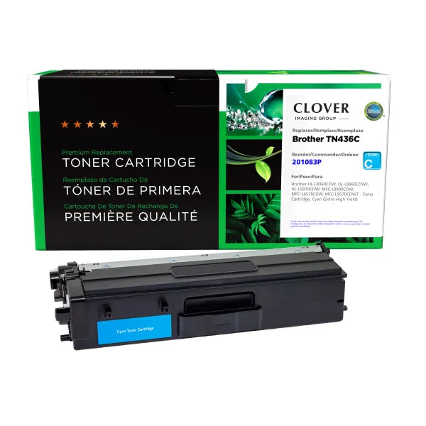 Remanufactured TN436C Toner Cartridge