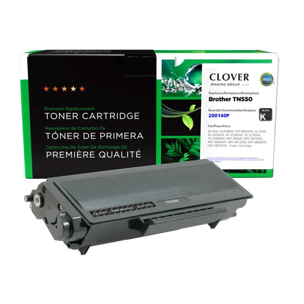 Remanufactured TN550 Toner Cartridge