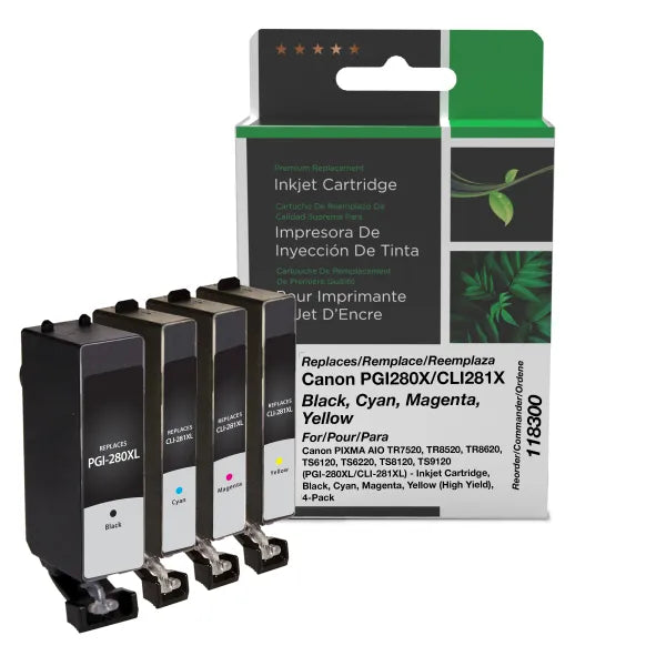 Remanufactured PGI-280XL/CLI-281XL Inkjet Cart