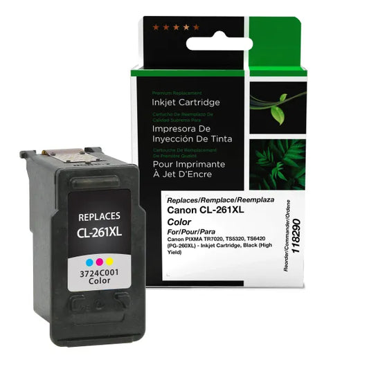 Remanufactured CL-261XL Inkjet Cartridge