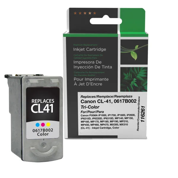 Remanufactured CL-41 Inkjet Cartridge