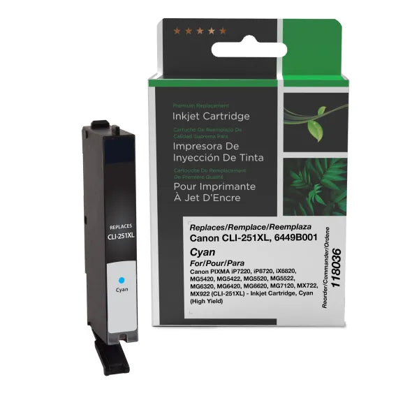 Remanufactured 6449B001 Inkjet Cartridge