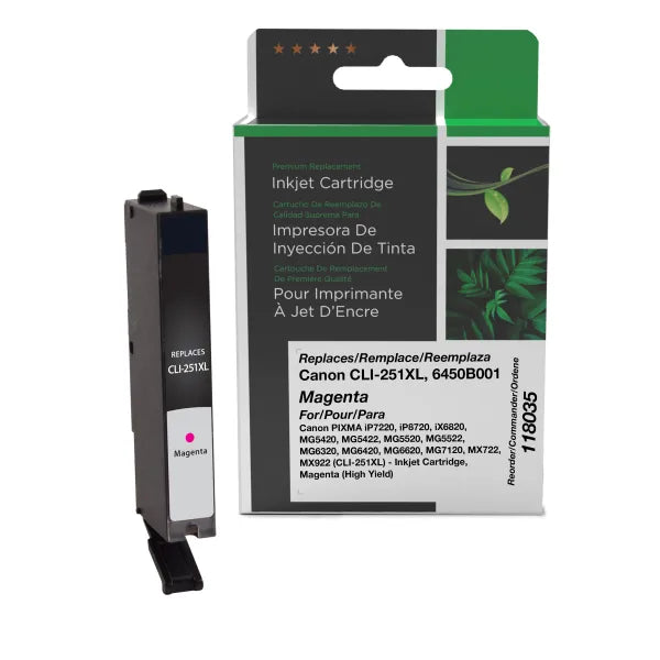 Remanufactured 6450B001 Inkjet Cartridge