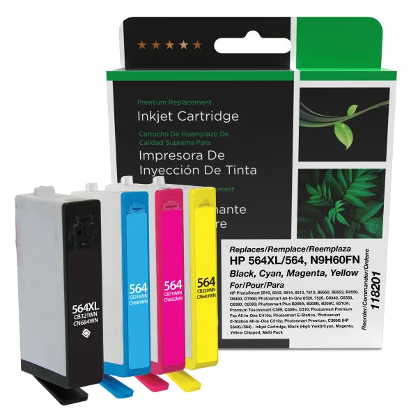 Remanufactured HP 564XL/564 Ink CTRDG
