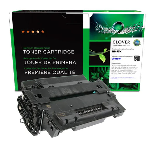 Remanufactured HP 55X Toner Cartridge