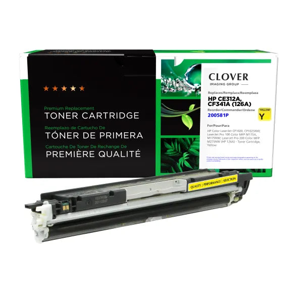 Remanufactured CE312A Toner Cartridge