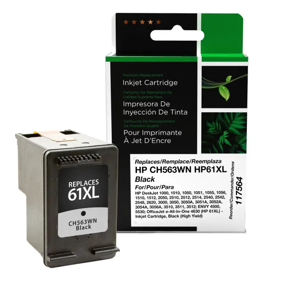 Remanufactured 61XL Inkjet Cartridge