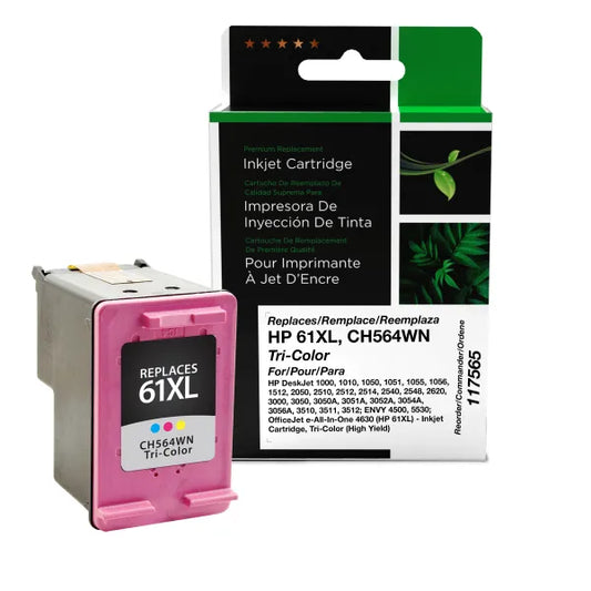 Remanufactured HP 61XL Inkjet Cartridge