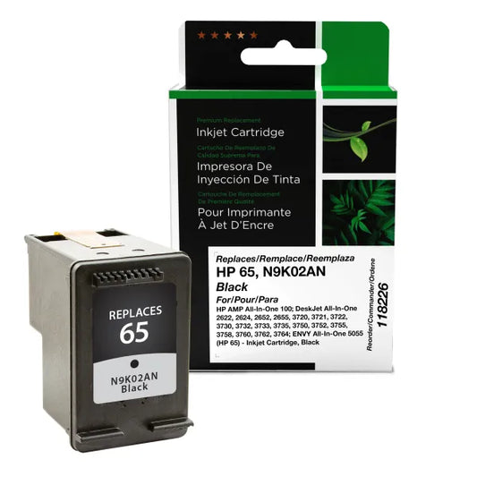 Remanufactured HP 65 Inkjet Cartridge