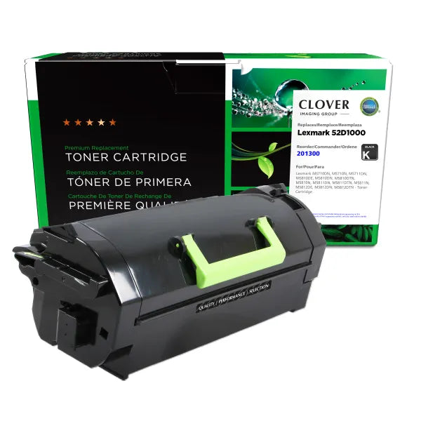 Remanufactured 52D1000 Toner Cartridge