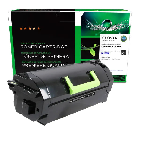 Remanufactured 53B1000 Toner Cartridge